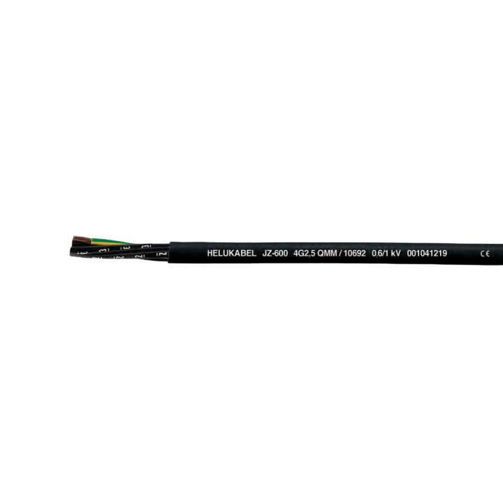 Гибкий кабель 0,6/1 кВ с цифровой маркировкой - JZ-600