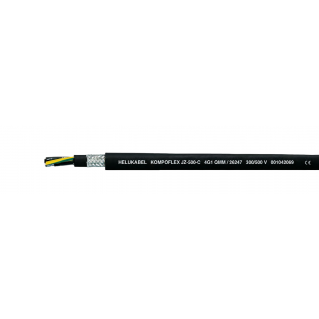 Кабель KOMPOFLEX JZ-500-C без галогенов, устойчив к микробам, с медным экраном, приоритетный тип электромагнитной совместимости Кабель KOMPOFLEX JZ-500-C без галогенов, устойчив к микробам, с медным экраном, приоритетный тип электромагнитной совместимости