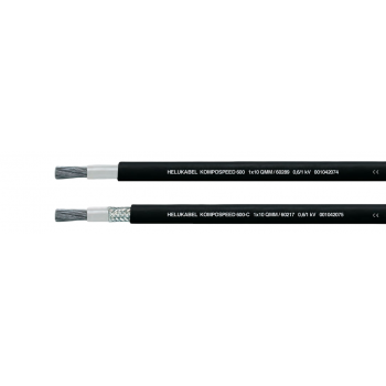 Кабель KOMPOSPEED 600/600-C 0,6/1 кВ, двойная изоляция, без галогенов специальный одножильный кабель для подвижных электроприемников