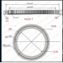 Круг поворотный HYUNDAI R320LC-7 - 81N9-01022 - -